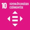 Cél 10: Egyenlőtlenségek csökkentése